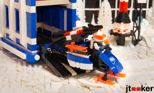 Garage and Snow Mobile