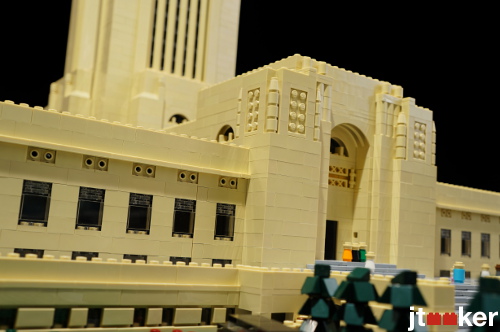 North Transept of the Nebraska State Capitol in LEGO